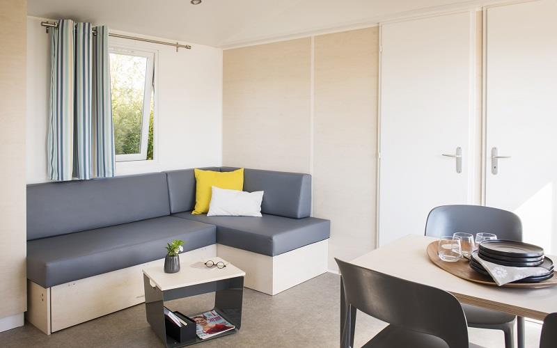 Mobilhome neuf Riviera Suite IRM avec terrasse couverte en Vendée