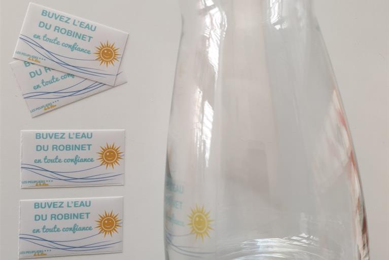 Boire l'eau du robinet pour réduire les déchets plastiques Les Peupliers de la rive en Vendée